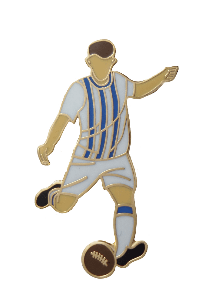 Huddersfield Town Football Player Gold Plated Pin Badge