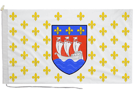 Huguenots in America Flag with Rope & Toggle