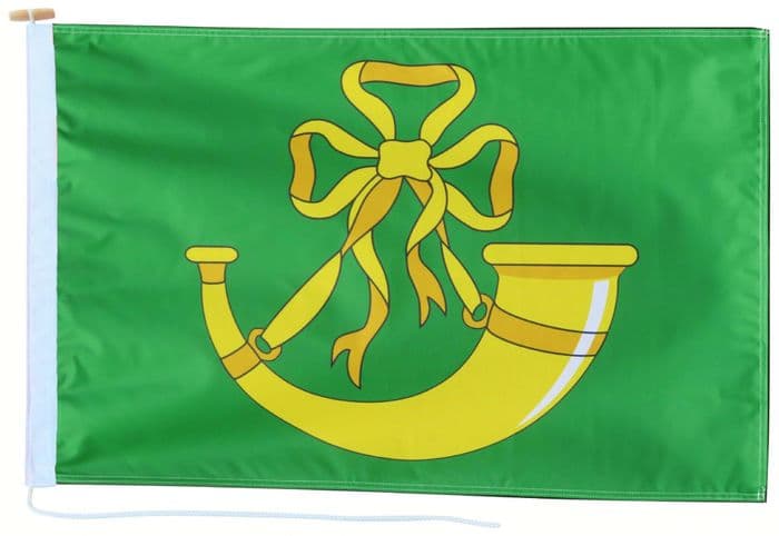 Huntingdonshire Flag with Rope & Toggle
