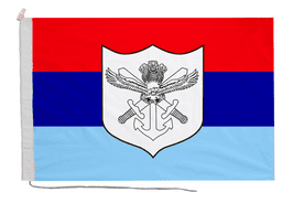 Indian Armed Forces Flag with Rope & Toggle