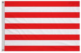 Indonesia Naval Jack Ensign Flag with Rope & Toggle