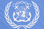 International Maritime Organization IMO Flag with Eyelets