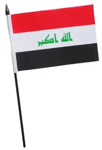 Iraq Small Hand Waving Flag