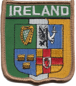 Ireland 4 Province Embroidered Badge (a225)