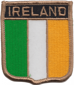Ireland Flag Embroidered Patch  (a089)