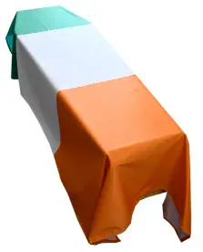IRELAND FLAG PREMIUM COFFIN DRAPE