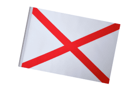 Ireland St Patrick's Cross Small Craft Flag