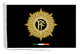 Irish Defence Forces Flag with Rope & Toggle