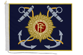 Irish Naval Service Flag with Rope & Toggle