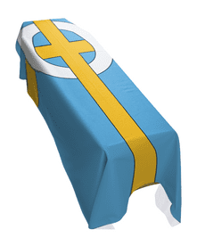 ISLE OF SKYE FLAG PREMIUM COFFIN DRAPE (MADE TO ORDER)