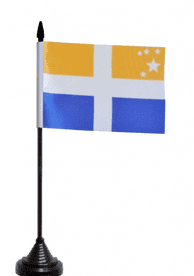 Isles Of Scilly Cornwall Table Flag