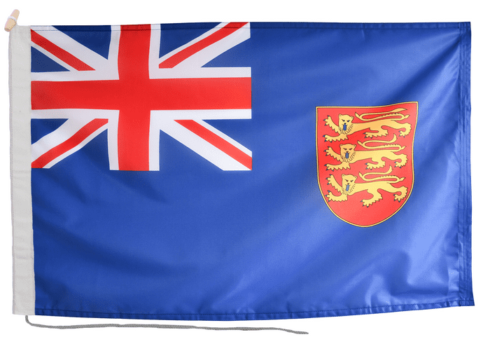 Jersey Government Ensign Flag with Rope & Toggle
