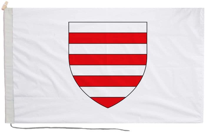 Jersey Parish Grouville Flag with Rope & Toggle