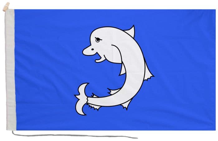 Jersey Parish  Saint Brelade Flag with Rope & Toggle