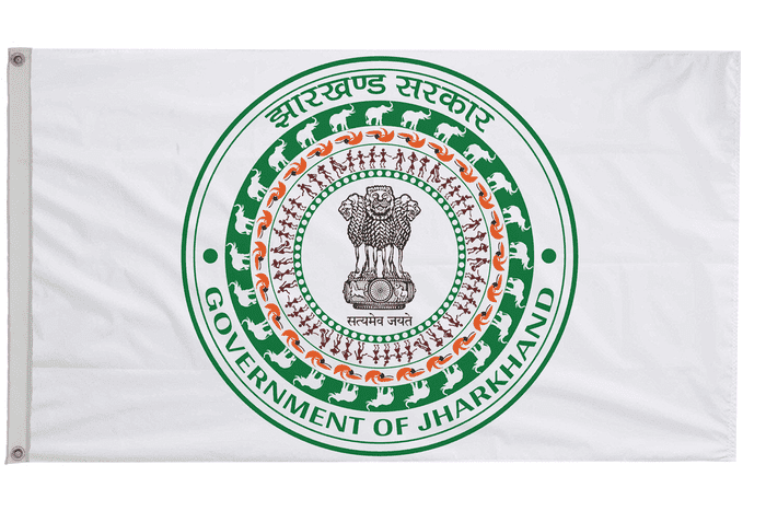 Jharkhand India Flag with Eyelets