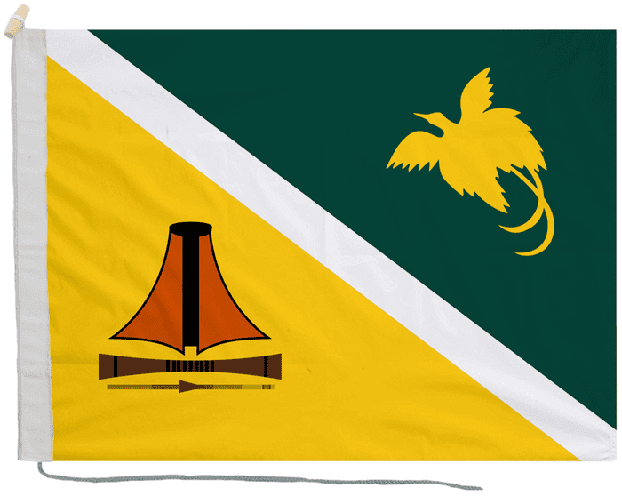 Jiwaka Province Papua New Guinea Flag with Rope & Toggle