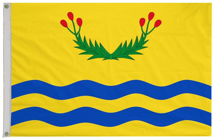 Juncos Puerto Rico Flag with Eyelets