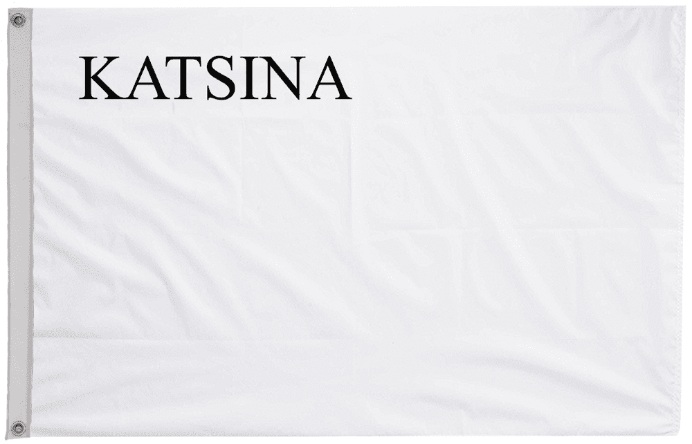 Katsina State Nigeria Flag with Eyelets