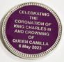 King Charles III and Queen Camilla Commemorative Coin Medal in Box