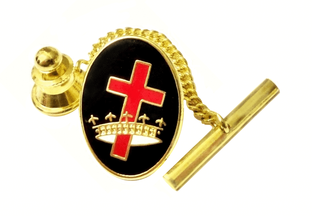 RARE EARLY 1900S 10 KT GOLD MASONIC KNIGHTS TEMPLAR CROSS & CROWN IN - Foto 5