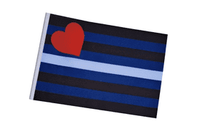 Leather Pride LGBTQ+ Small Craft Flag