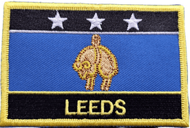 Leeds Embroidered Rectangular Patch
