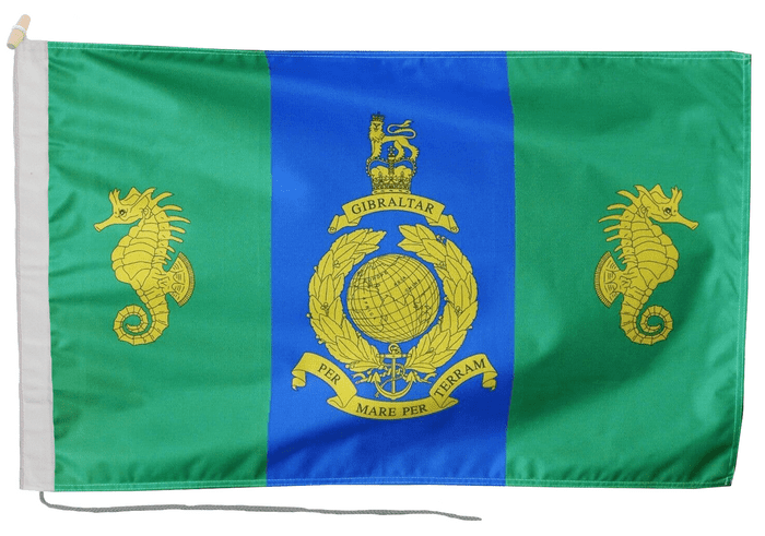 Logistics Regiment Royal Marines Flag with Rope & Toggle