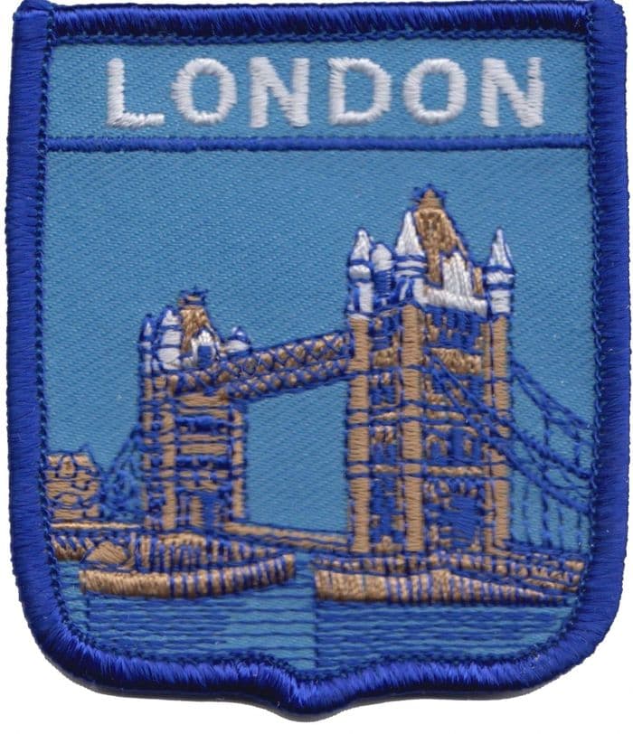 London Tower Bridge Embroidered Patch (a197)