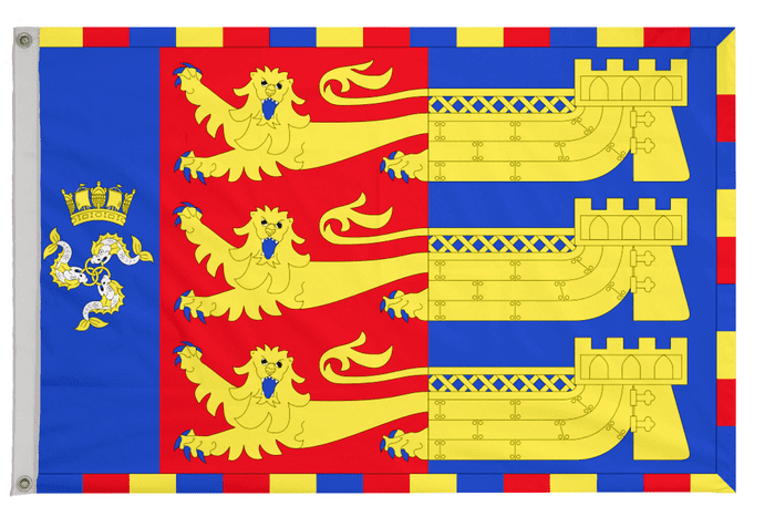 Lord Warden of the Cinque Ports Flag with Eyelets