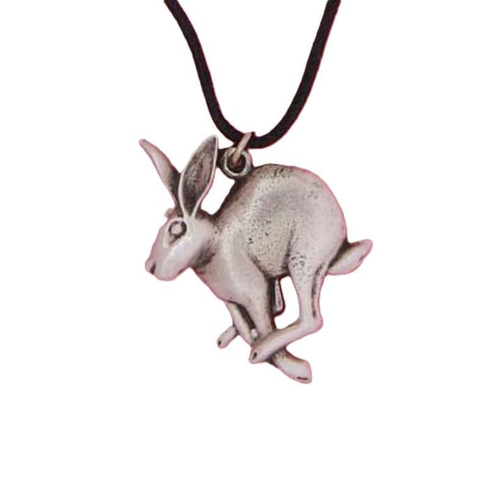 Mad March Hare Pewter Pendant - Made in England