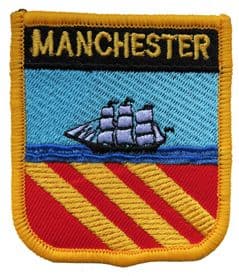 Manchester Shield Embroidered Patch