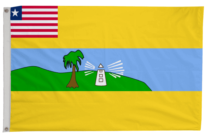 Maryland Liberia Flag with Eyelets