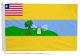 Maryland Liberia Flag with Rope & Toggle
