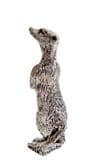 Meerkat Family Solid Pewter Ornament Set - Hand Made In Cornwall