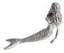 Mermaid Solid Pewter Ornament - Hand Made In Cornwall