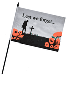 MILITARY MEDIUM HAND WAVING FLAGS