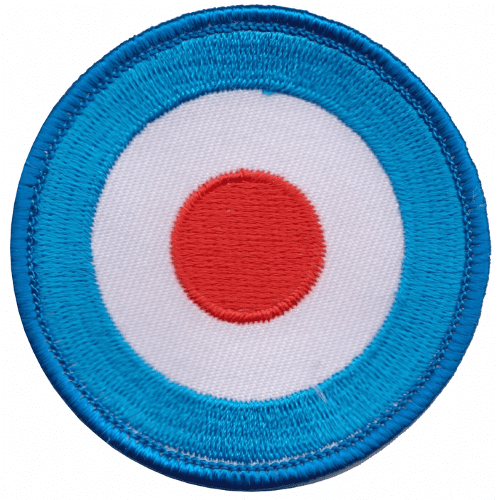 MOD Target Embroidered Badge a340