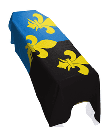 MONMOUTHSHIRE COUNTY FLAG PREMIUM COFFIN DRAPE (MADE TO ORDER)
