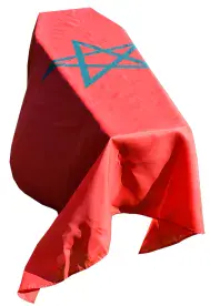 MOROCCO FLAG COFFIN DRAPE