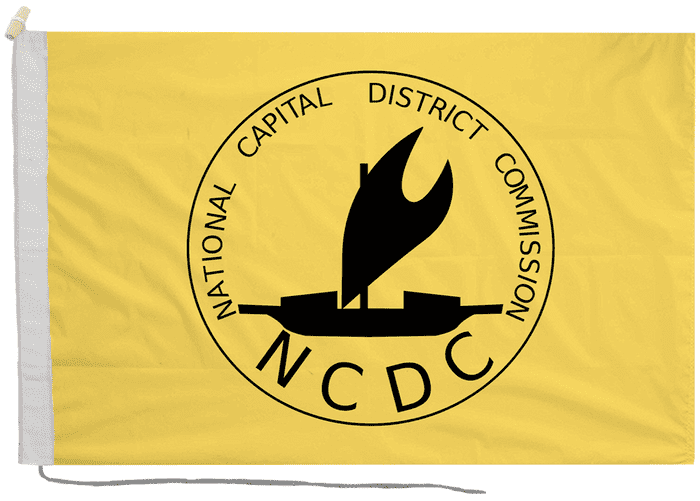 National Capital District Papua New Guinea Flag with Rope & Toggle