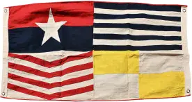 Nautical 150cm x 75cm Fully Sewn Large Cotton Flag - 4 Eyelets