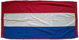 Netherlands 150cm x 75cm Fully Sewn Large Cotton Flag - 4 Eyelets
