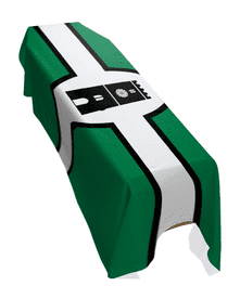 NEWTON ABBOT TOWN FLAG PREMIUM COFFIN DRAPE (MADE TO ORDER)