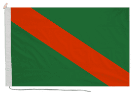 Nizārī Ismā'īlī Flag with Rope & Toggle