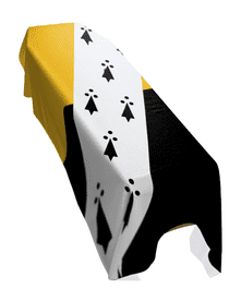 NORFOLK COUNTY FLAG PREMIUM COFFIN DRAPE (MADE TO ORDER)