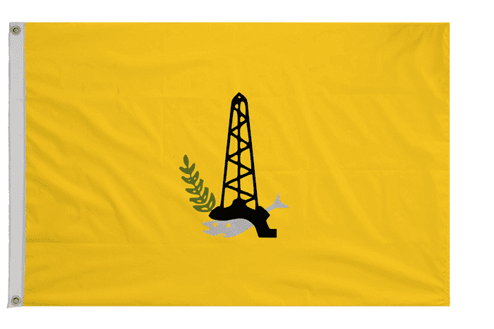 North Sinai Governorate Egypt Flag with Eyelets