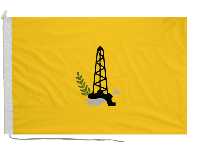 North Sinai Governorate Egypt Flag with Rope & Toggle