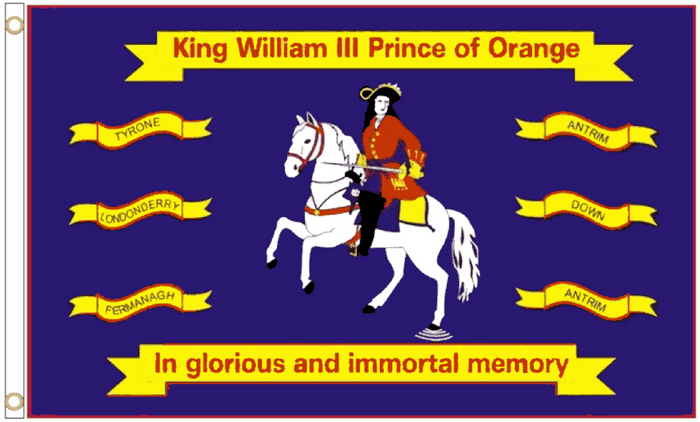 Northern Ireland William of Orange Polyester 5'x3' Flag