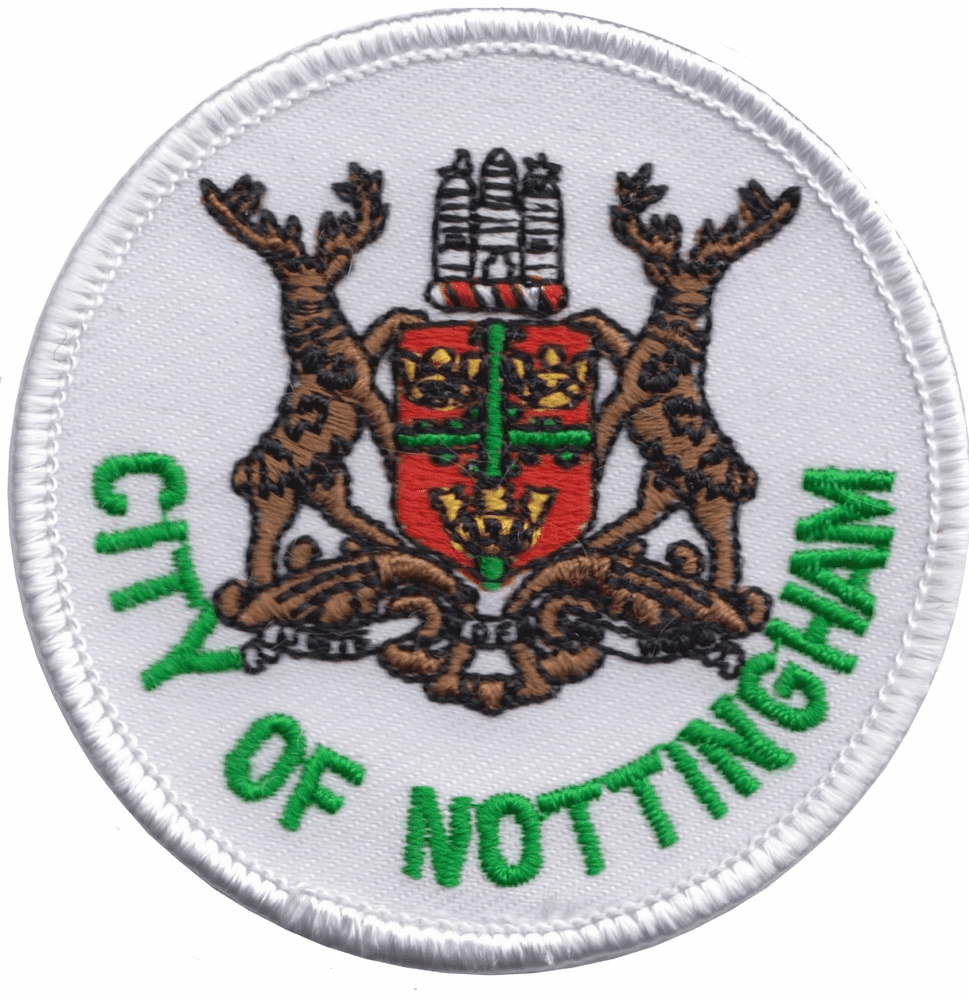 Nottingham Embroidered Patch