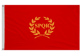 Nova Roma Flag with Eyelets